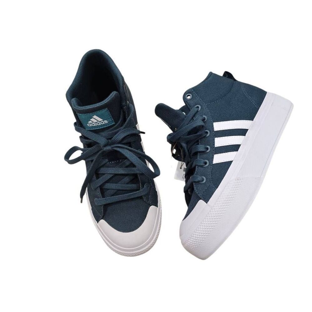 Adidas‎ Bravada 2.0 Teal Sneakers Women's 6 Lace Up Athletic Shoes IF1096